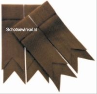 Green Weathered Plain Coloured Garter, Flashes