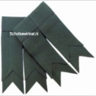 Blue Weathered Plain Coloured Garter, Flashes