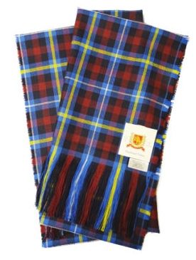 Tartan Stola in 100% scheerwol - Highland Titles