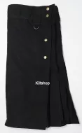 Budget Kilt, Utility Men's Kilt, Zwart