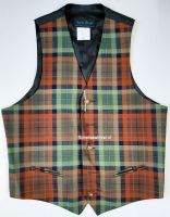 Waistcoat DFT tartan, maat 44