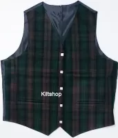 Waistcoat Brown Watch tartan 